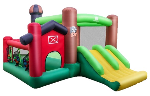 Hüpfburg_Doppelrutsche 6 in 1